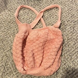 SPink Knit Women's Bag